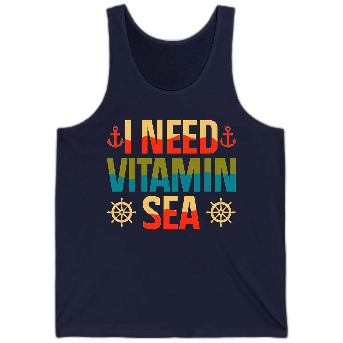 I Need Vitamin Sea Tank in Navy