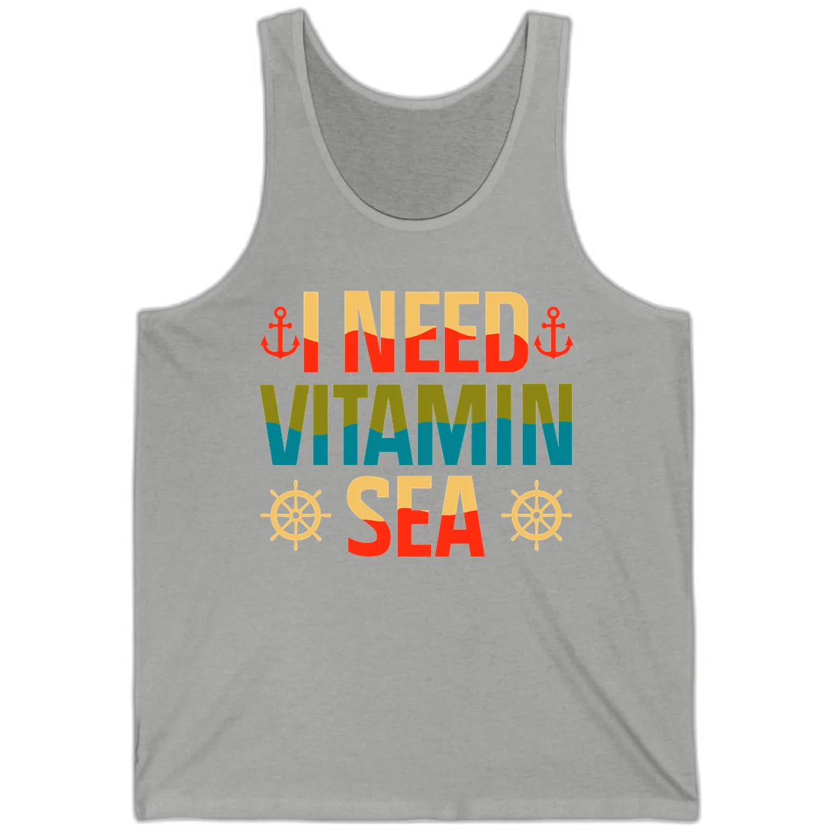 I Need Vitamin Sea Tank in Athletic Heather