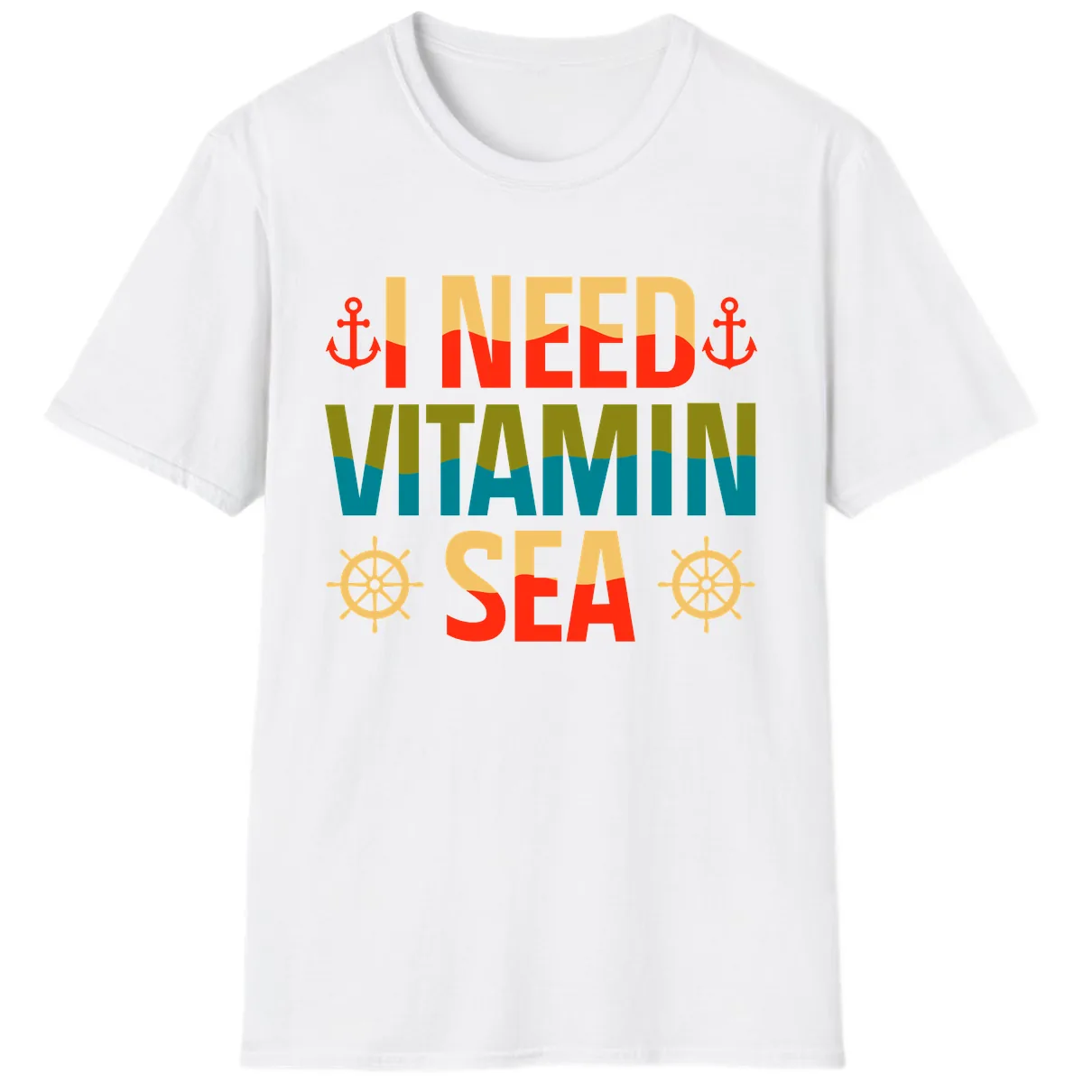 I Need Vitamin Sea T-Shirt in White
