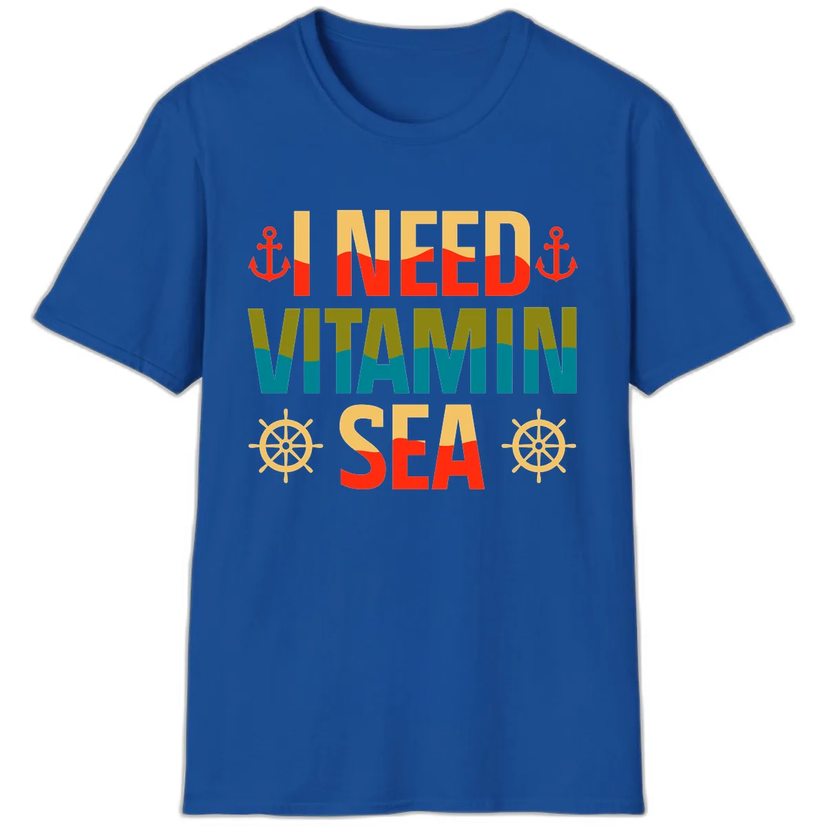 I Need Vitamin Sea T-Shirt in Royal
