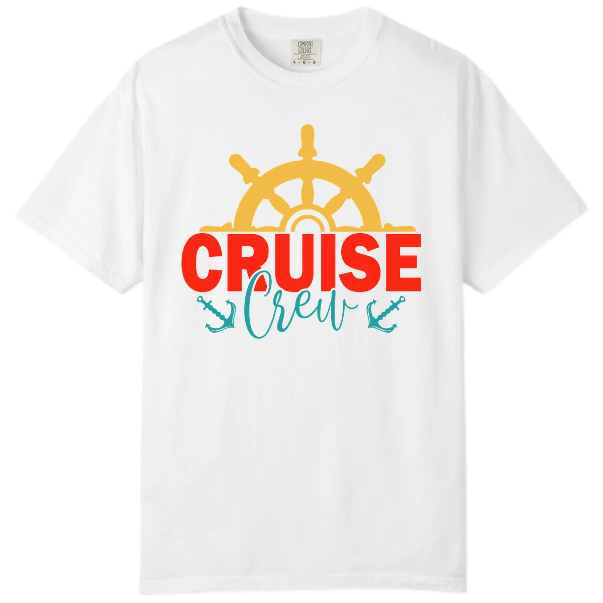 Cruise Shrek Nautical Wheel Design Comfort Color in White