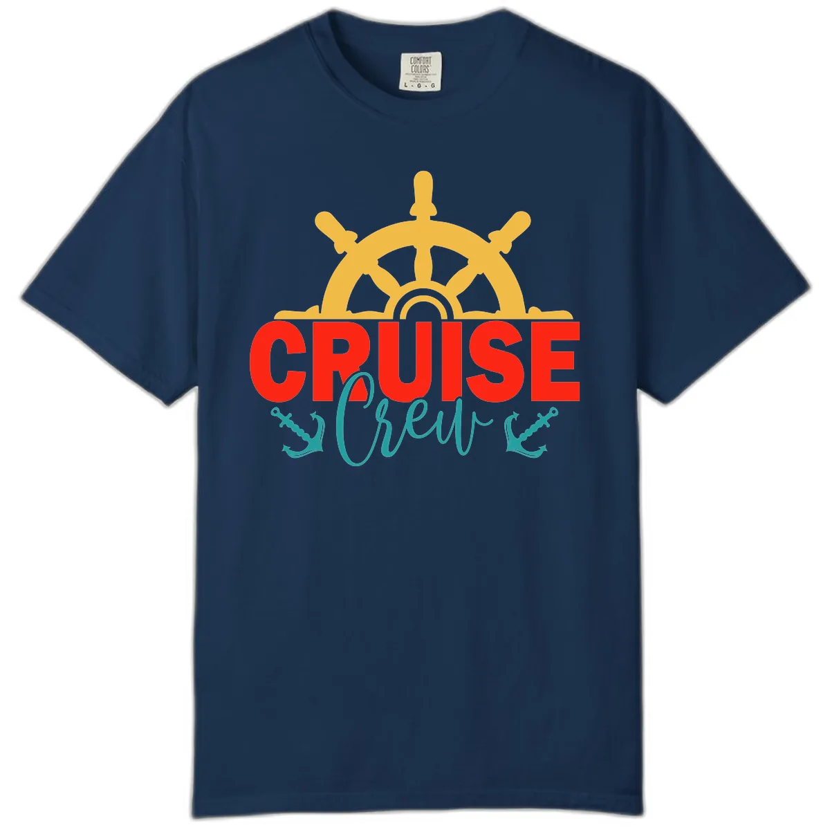 Cruise Shrek Nautical Wheel Design Comfort Color in Navy