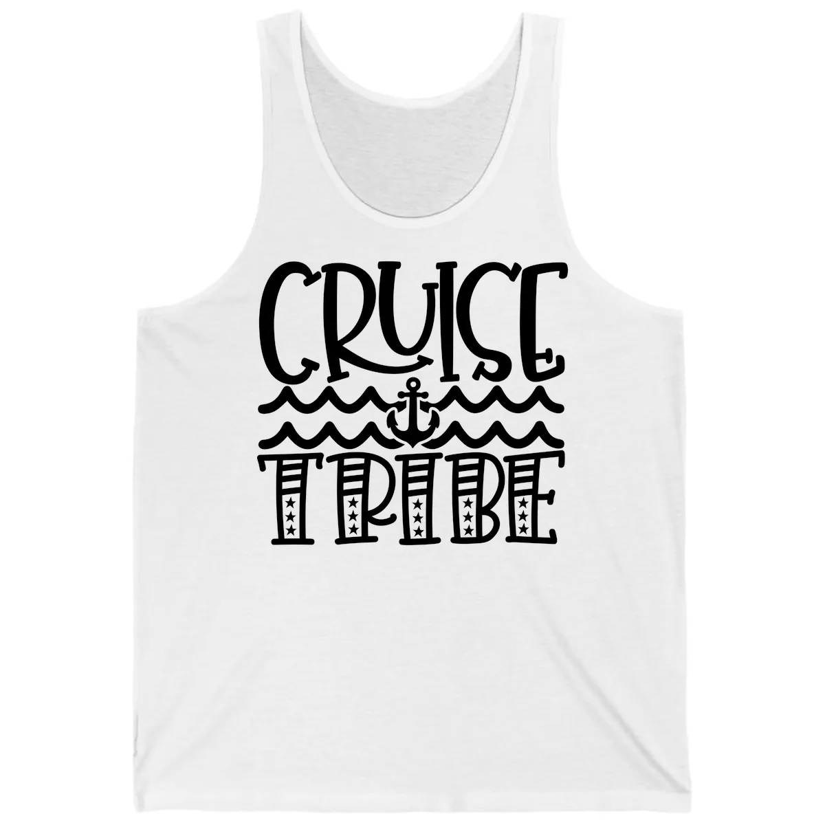 Cruise Tribe Anchor Waves Tank in White