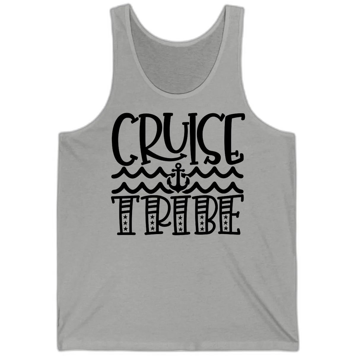 Cruise Tribe Anchor Waves Tank in Athletic Heather