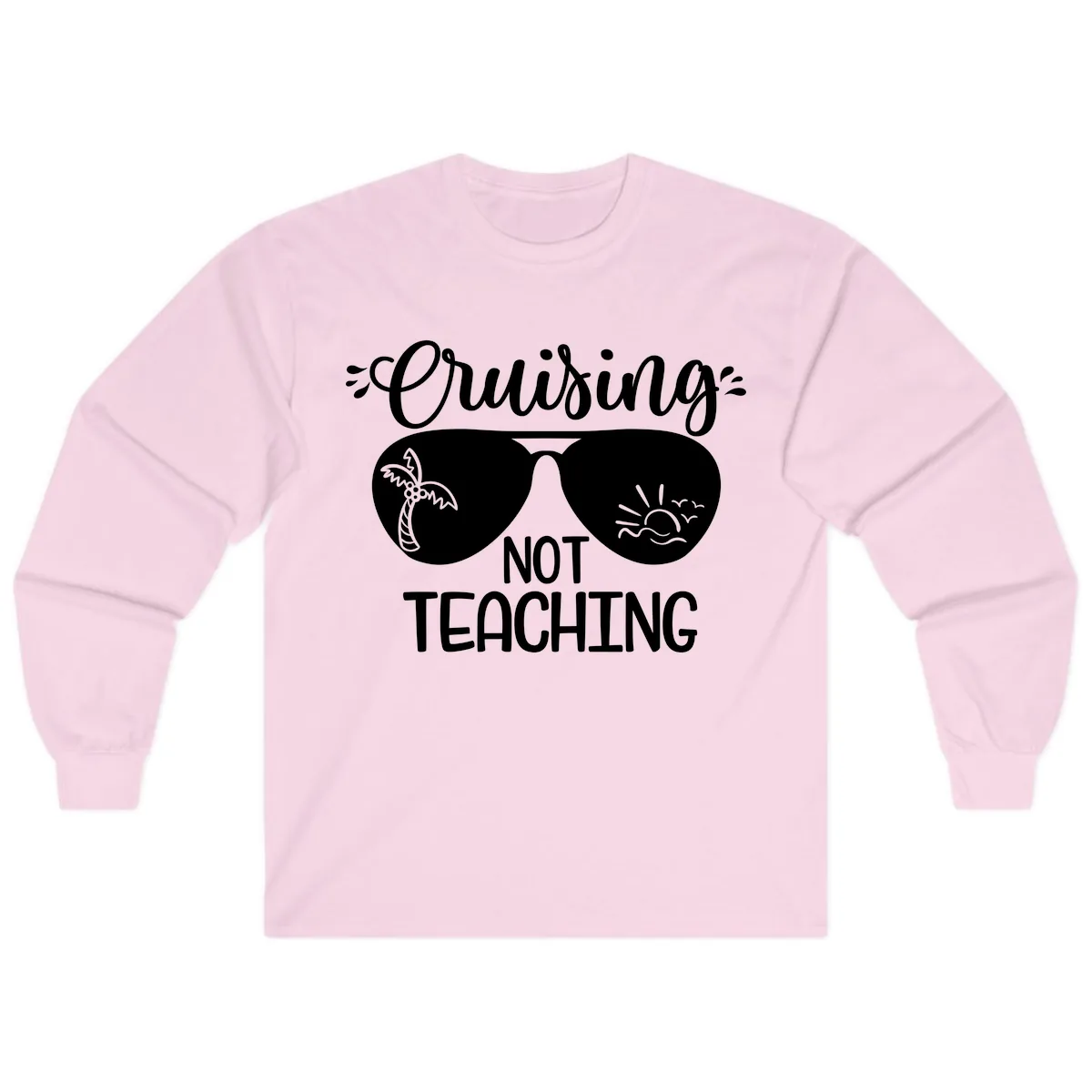 Cruising Not Teaching Long Sleeve in Light Pink