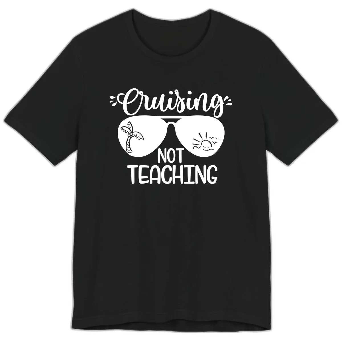 Cruising Not Teaching Premium T-Shirt in Black