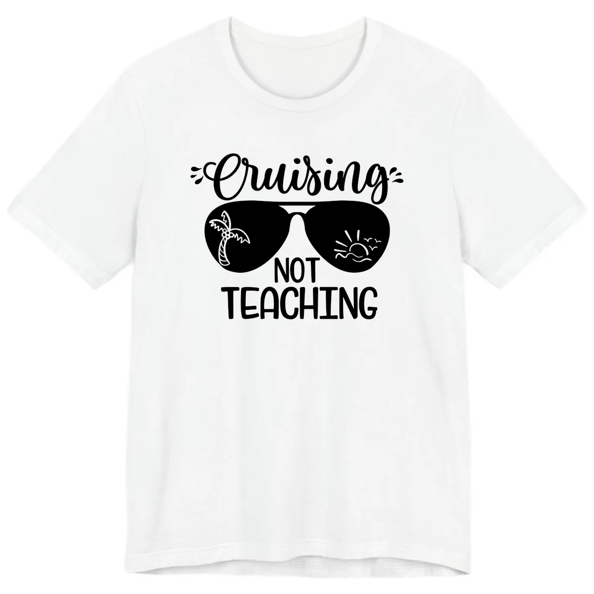 Cruising Not Teaching Premium T-Shirt in White