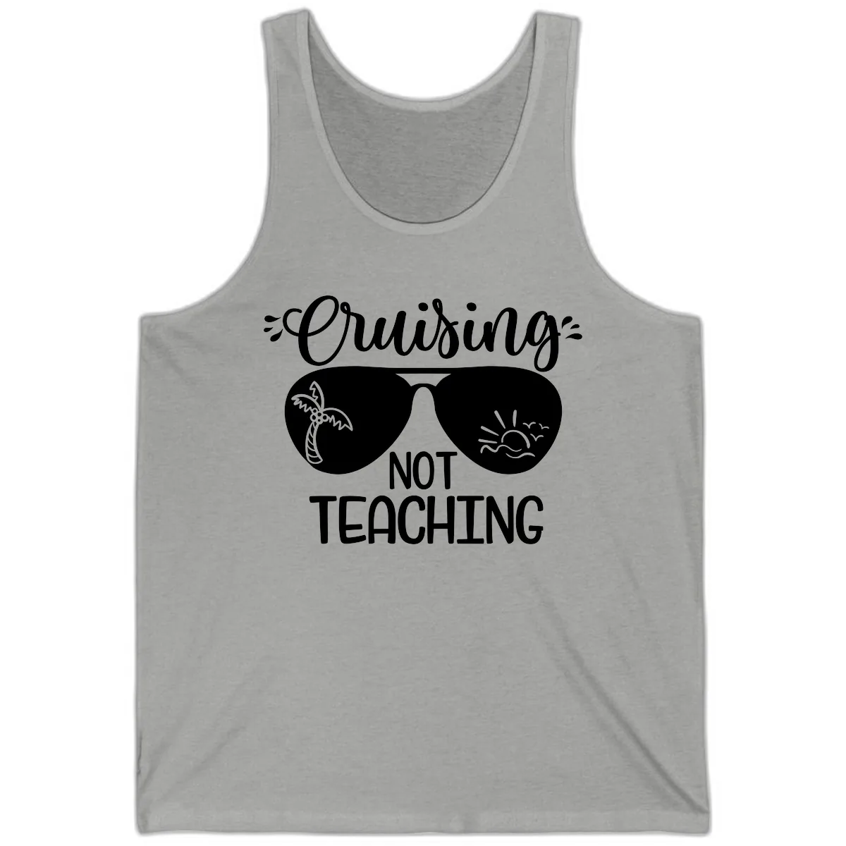 Cruising Not Teaching Tank in Athletic Heather