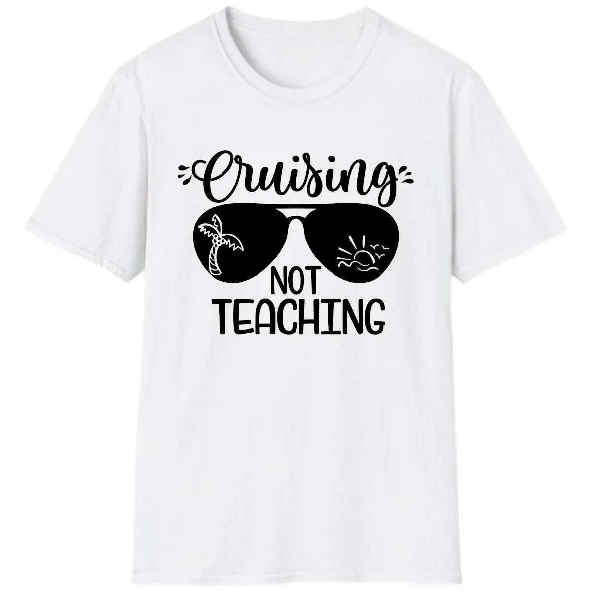Cruising Not Teaching T-Shirt in White