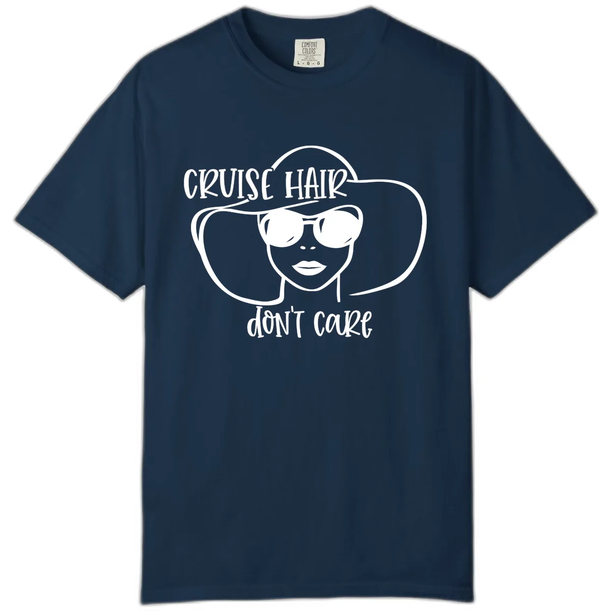 Cruise Hair Don't Care Comfort Color in True Navy