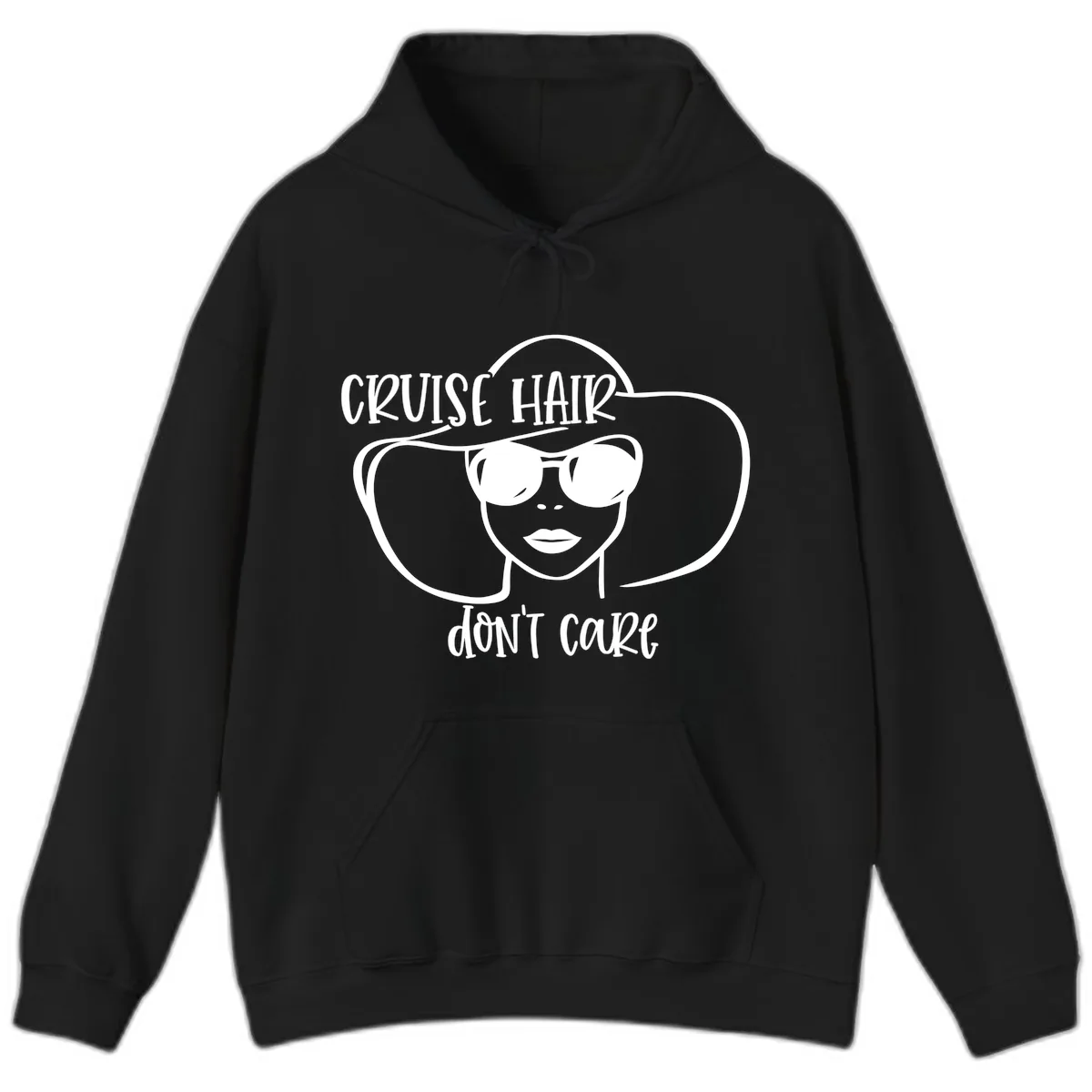 Cruise Hair Don't Care Hoodie in Black