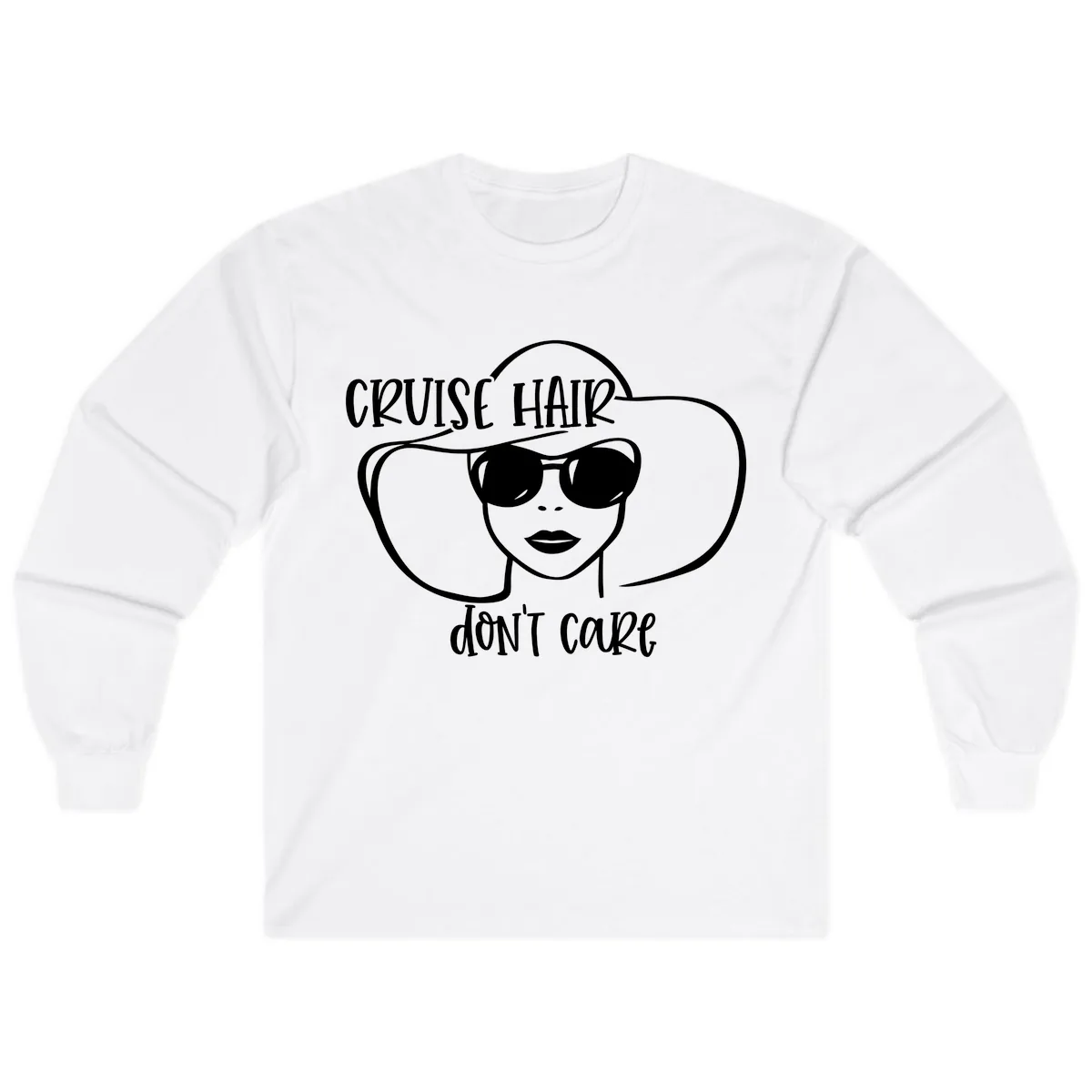 Cruise Hair Don't Care Long Sleeve in White