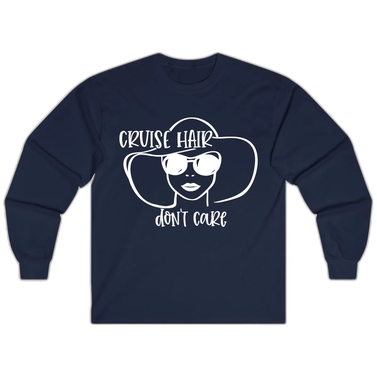 Cruise Hair Don't Care Long Sleeve in Navy