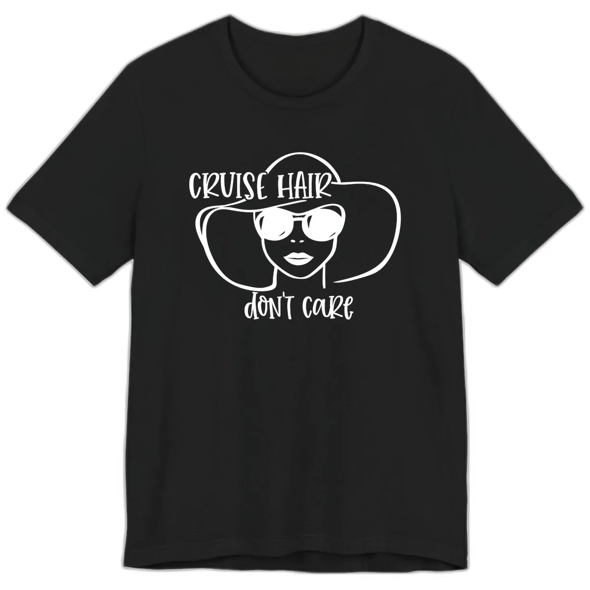 Cruise Hair Don't Care Premium T-Shirt in Black