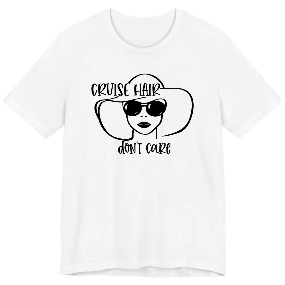 Cruise Hair Don't Care Premium T-Shirt in White