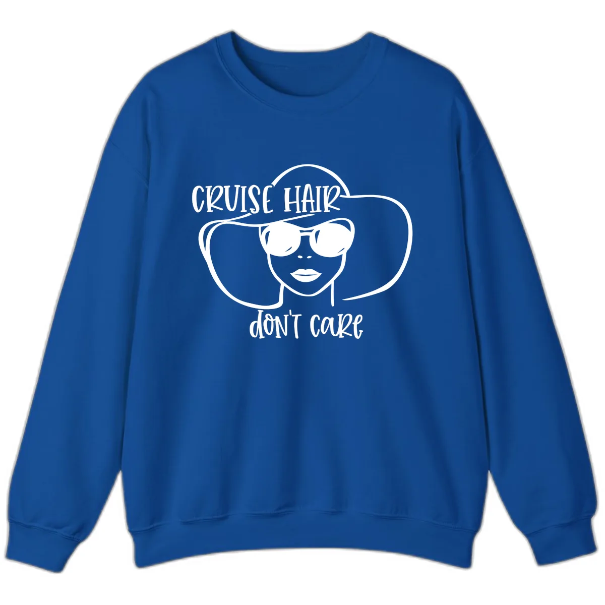 Cruise Hair Don't Care Sweatshirt in Royal