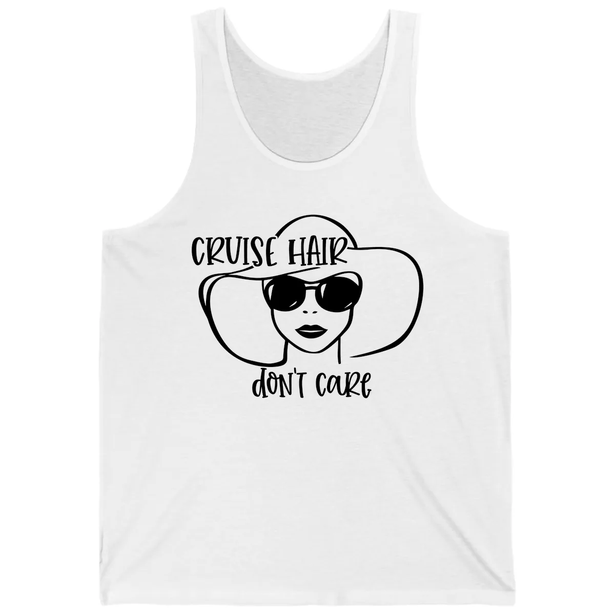 Cruise Hair Don't Care Tank in White