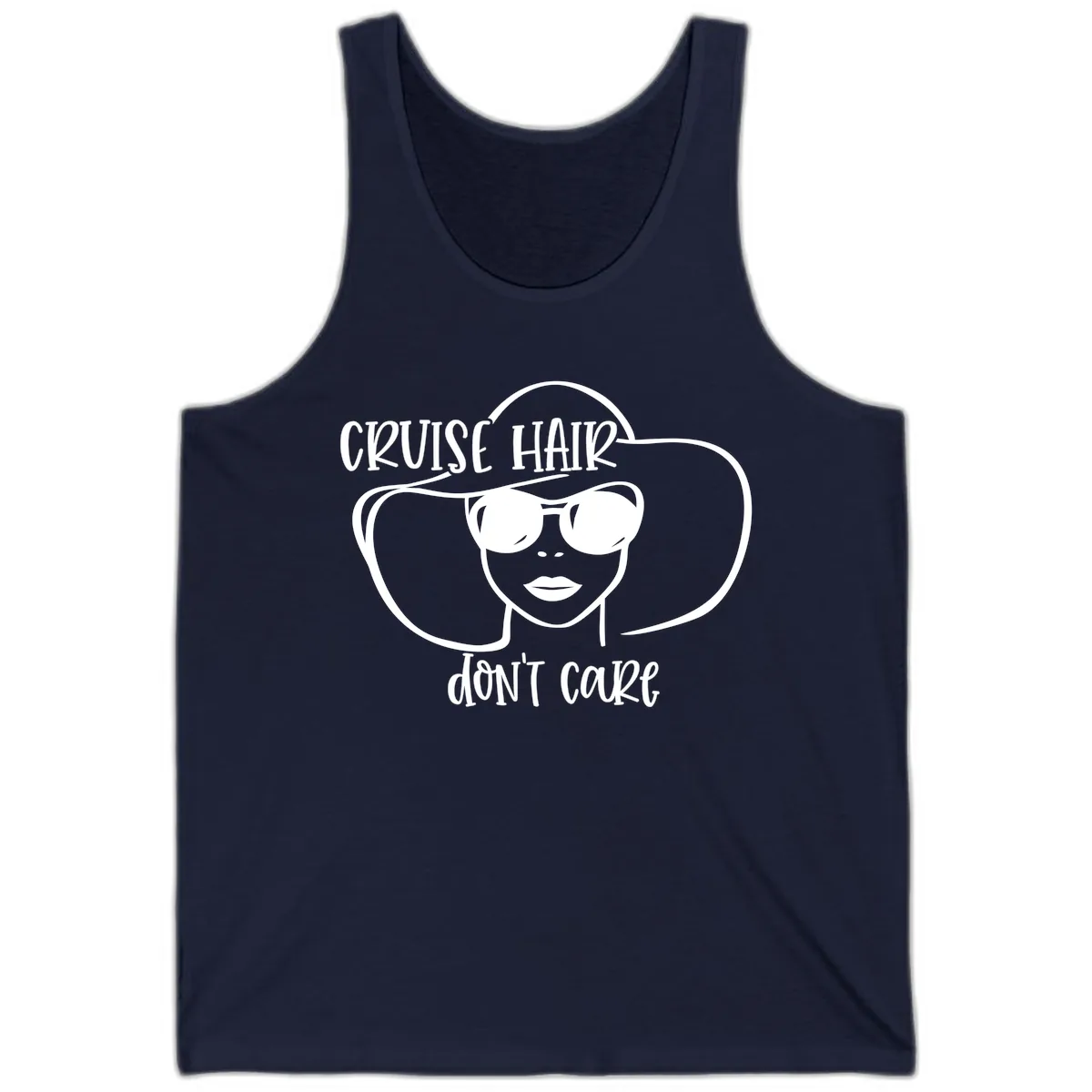 Cruise Hair Don't Care Tank in Navy