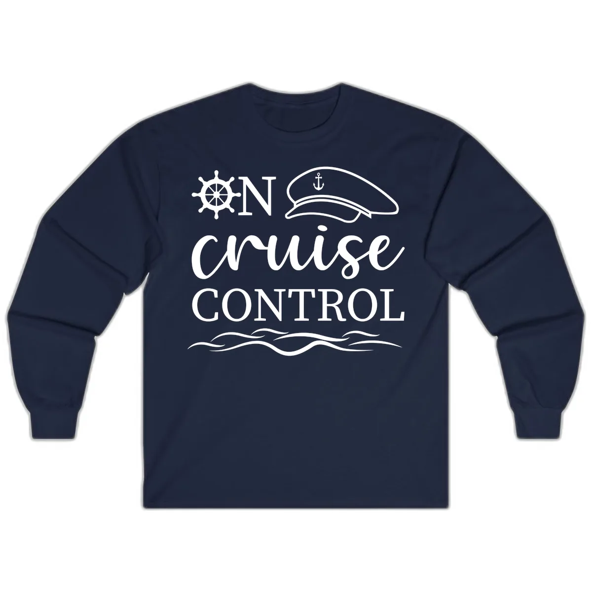On Cruise Control Long Sleeve in Navy