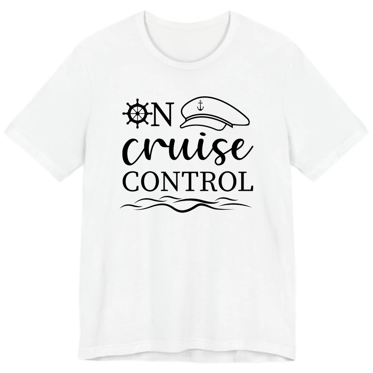 On Cruise Control Premium T-Shirt in White