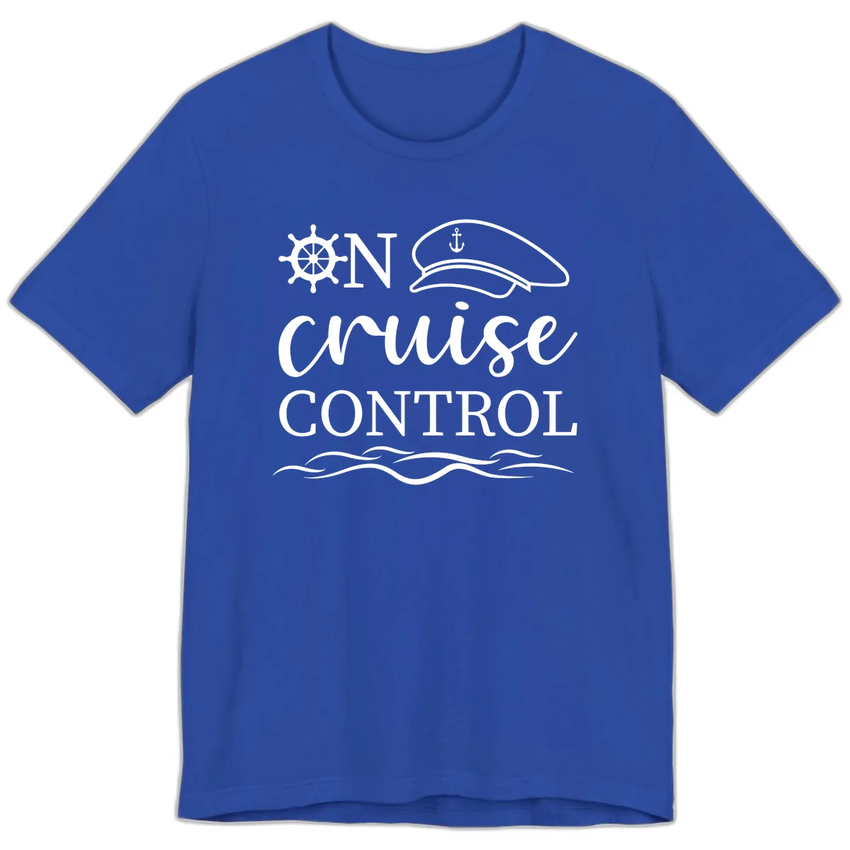 On Cruise Control Premium T-Shirt in True Royal