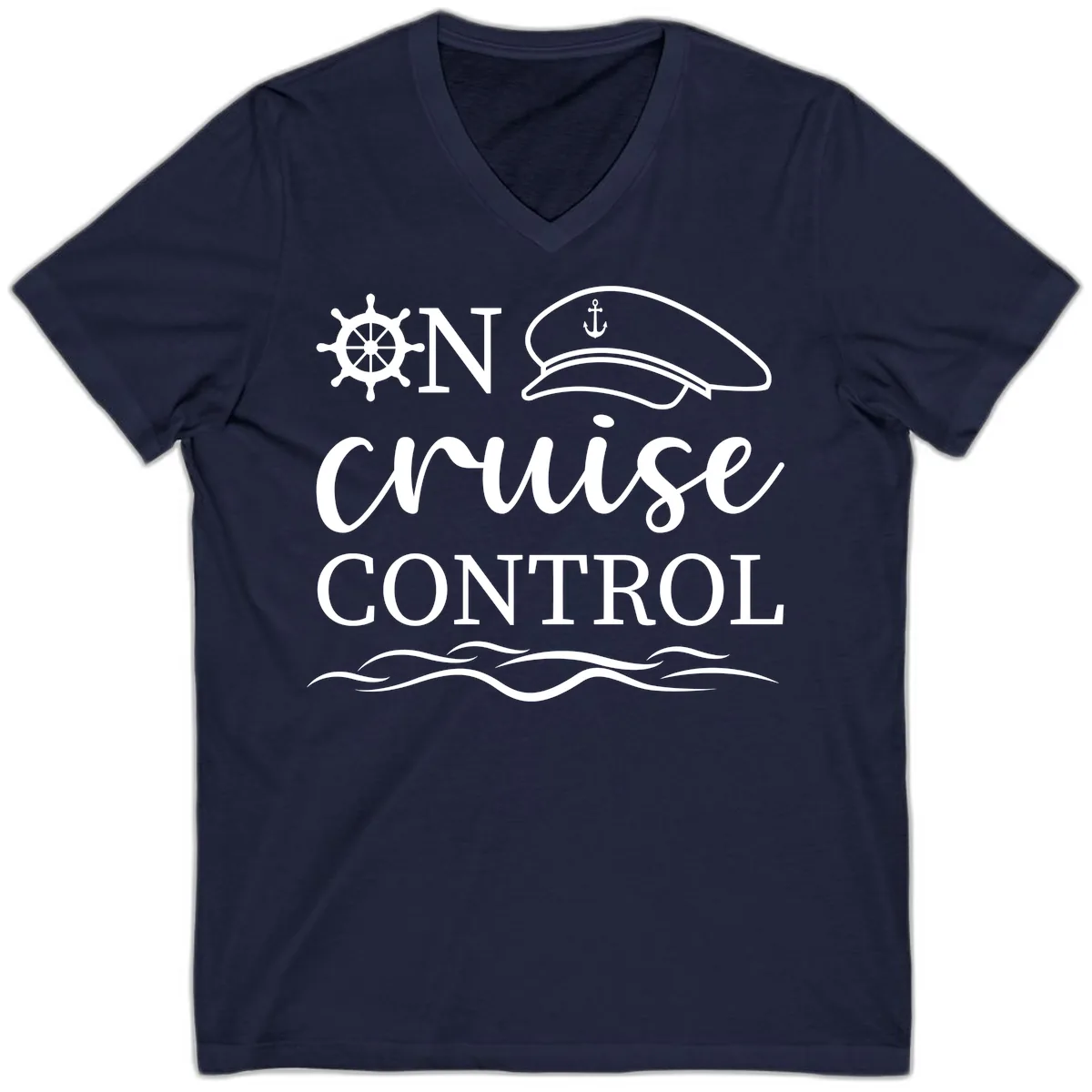 On Cruise Control V-Neck in Navy