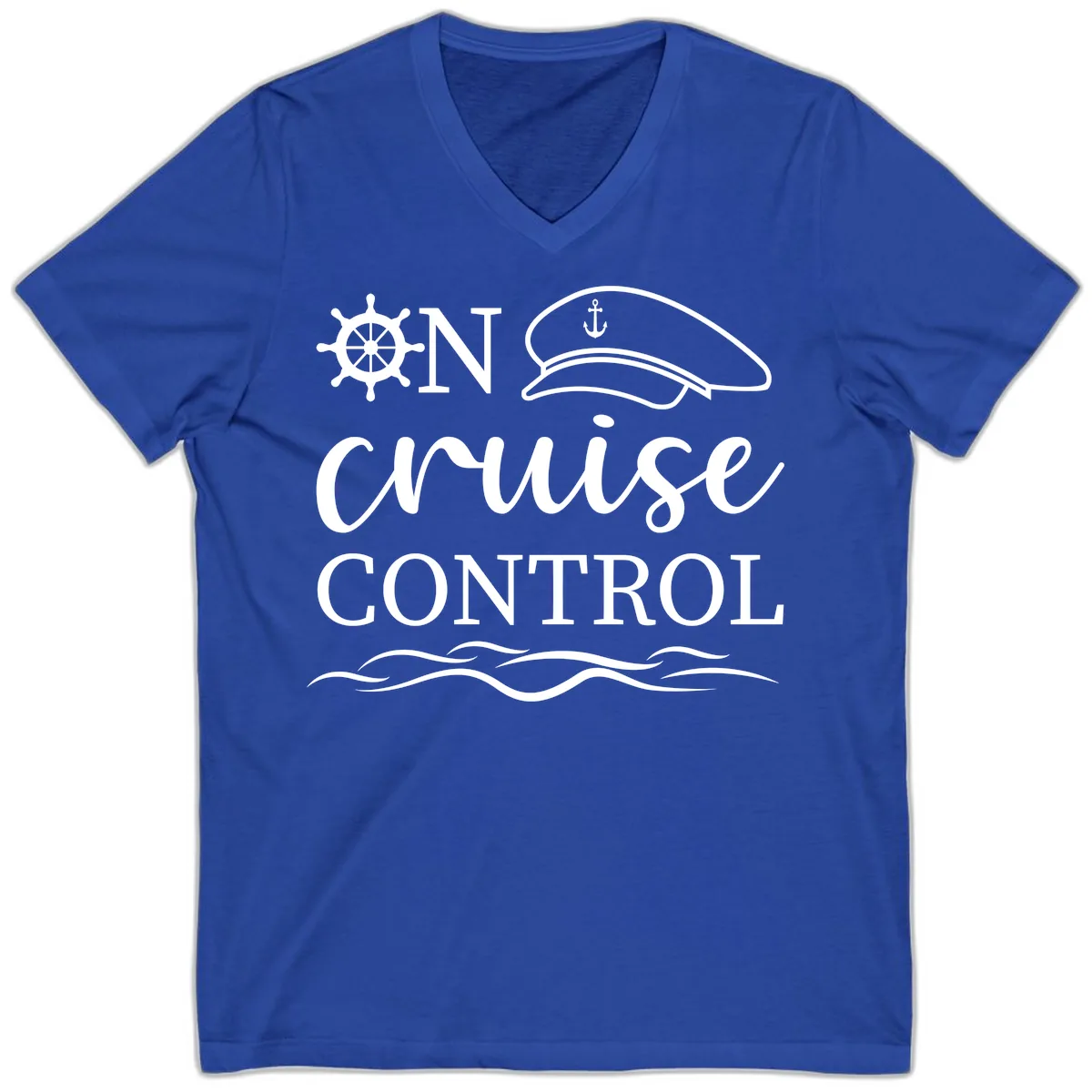 On Cruise Control V-Neck in True Royal