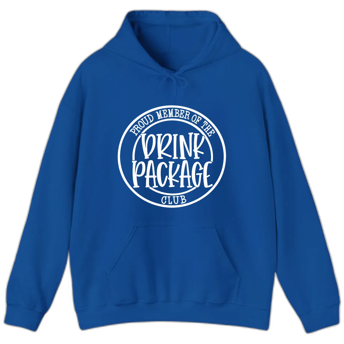 Proud Member Of The Drink Package Club Hoodie in Royal