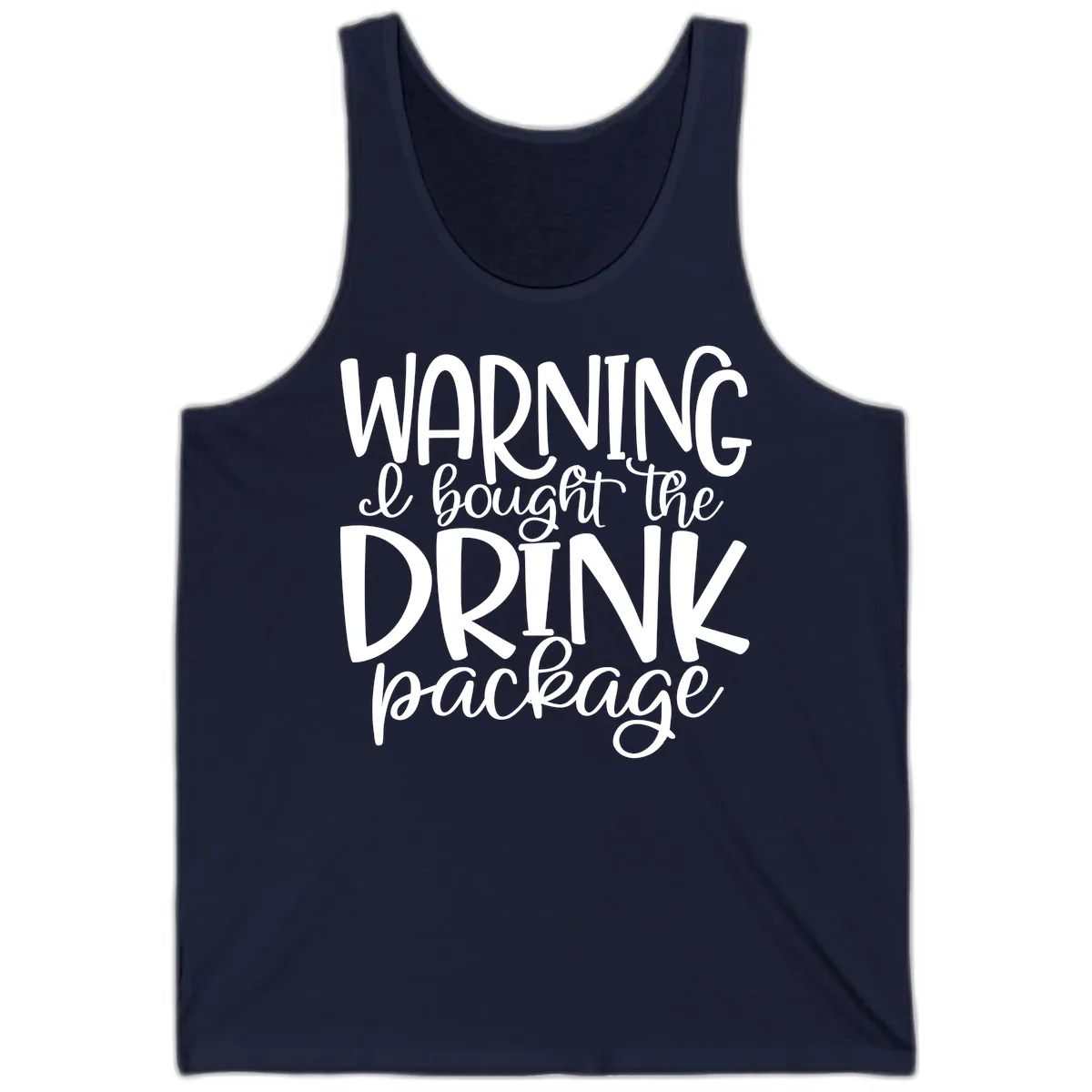Warning I Bought The Drink Package Tank in Navy