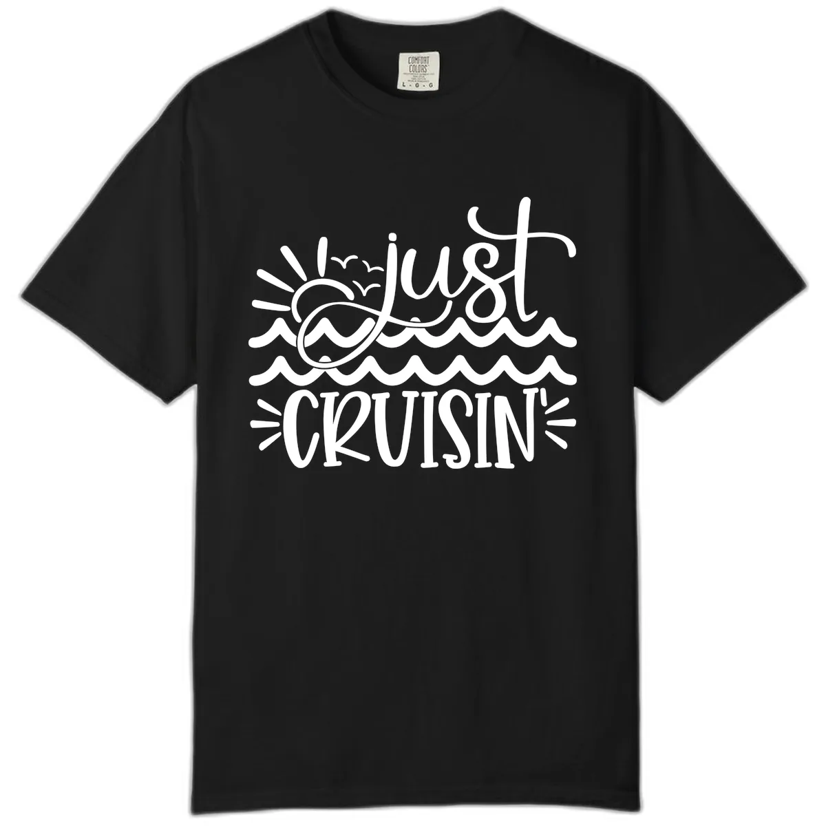 Just Cruisin' Comfort Color in Black