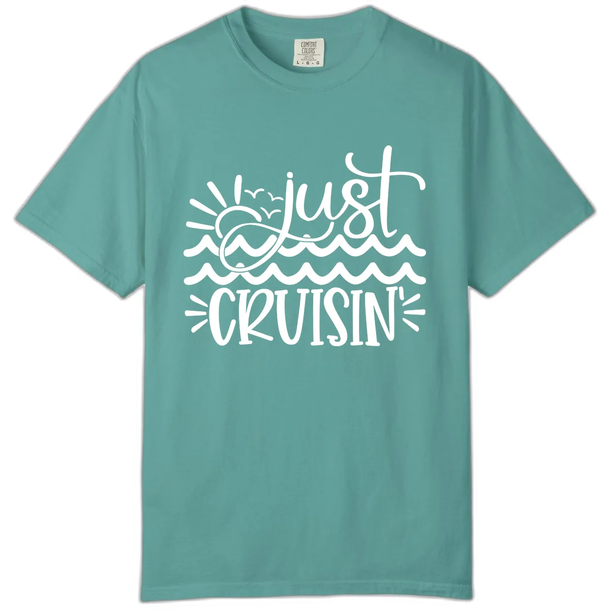 Just Cruisin' Comfort Color in Seafoam