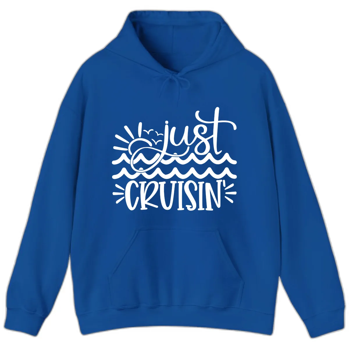 Just Cruisin' Hoodie in Royal