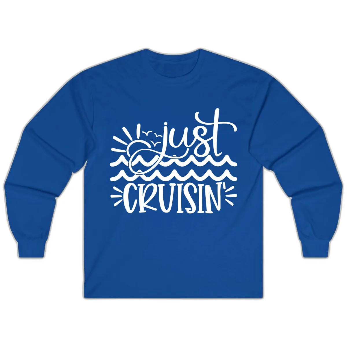 Just Cruisin' Long Sleeve in Royal