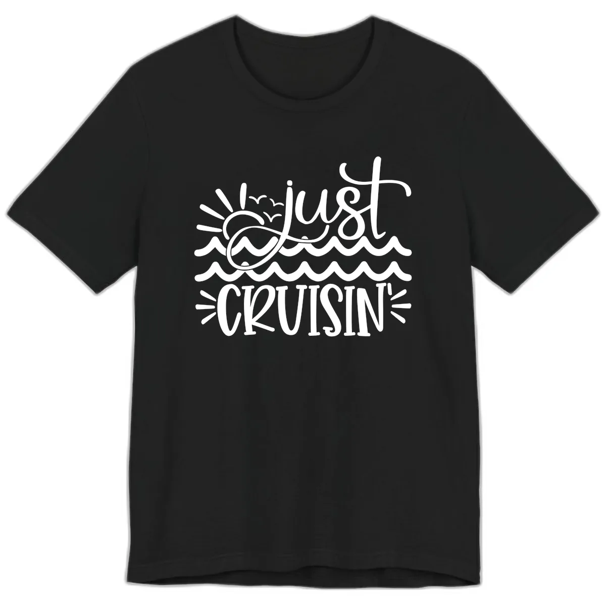 Just Cruisin' Premium T-Shirt in Black