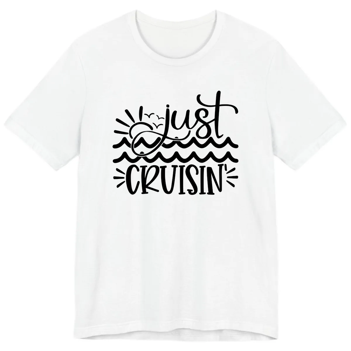 Just Cruisin' Premium T-Shirt in White
