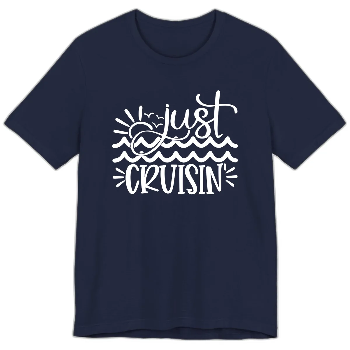 Just Cruisin' Premium T-Shirt in Navy