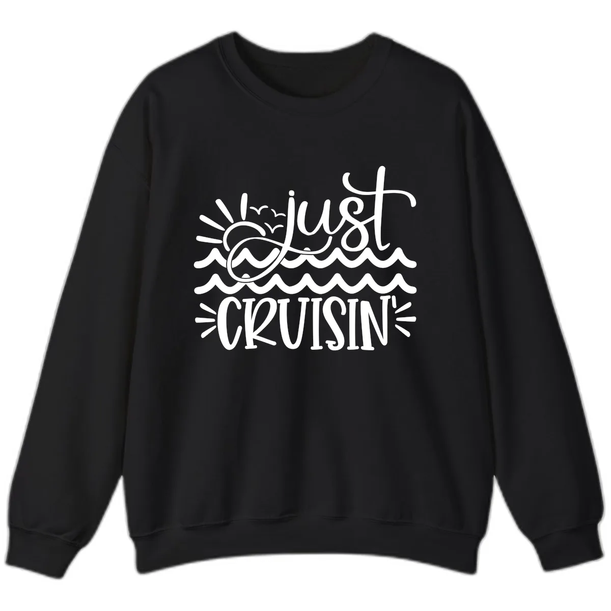 Just Cruisin' Sweatshirt in Black