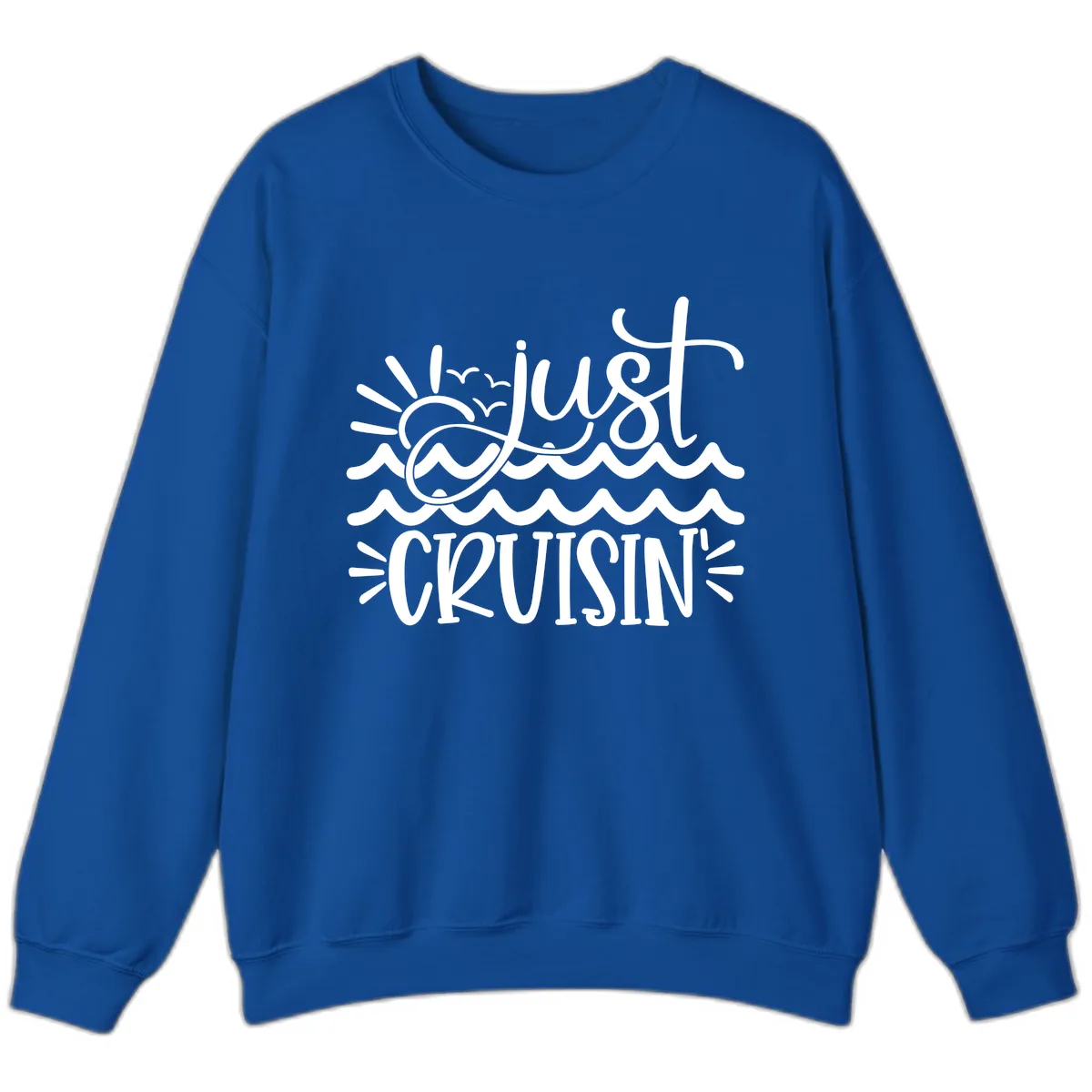Just Cruisin' Sweatshirt in Royal