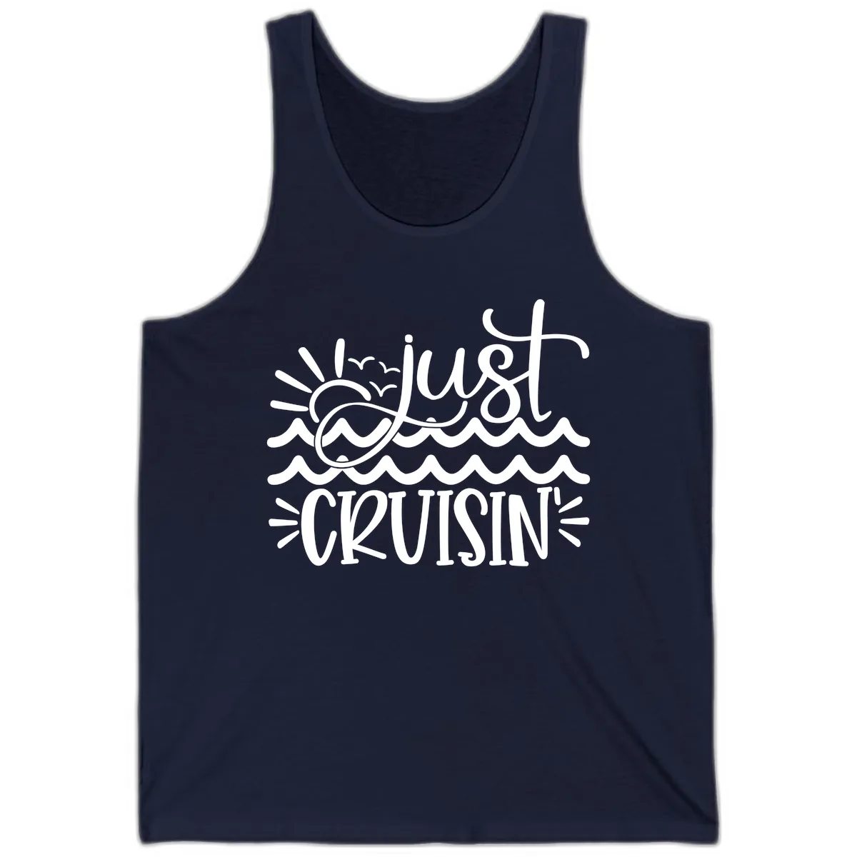 Just Cruisin' Tank in Navy