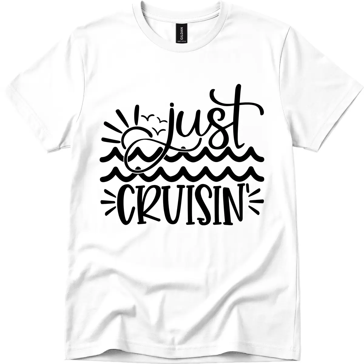 Just Cruisin' T-Shirt in White