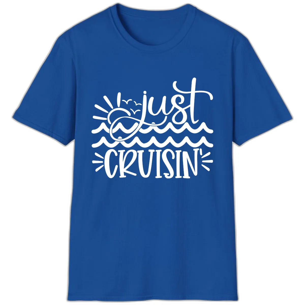 Just Cruisin' T-Shirt in Royal