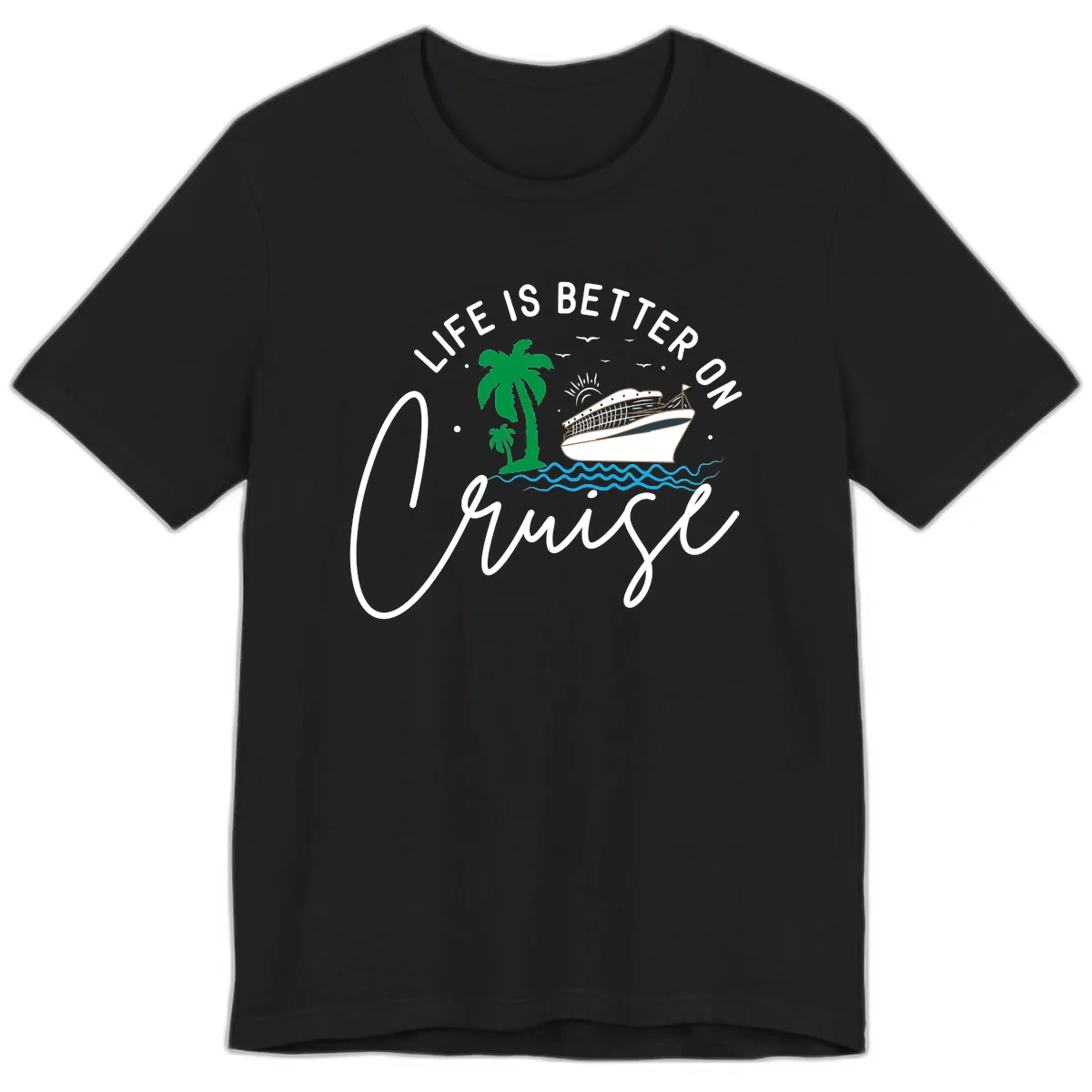 Life Is Better On Chill Premium T-Shirt in Black