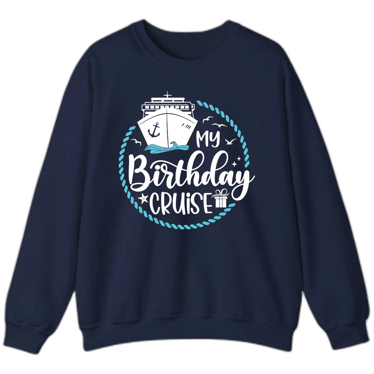 My Birthday Cruise Sweatshirt in Navy