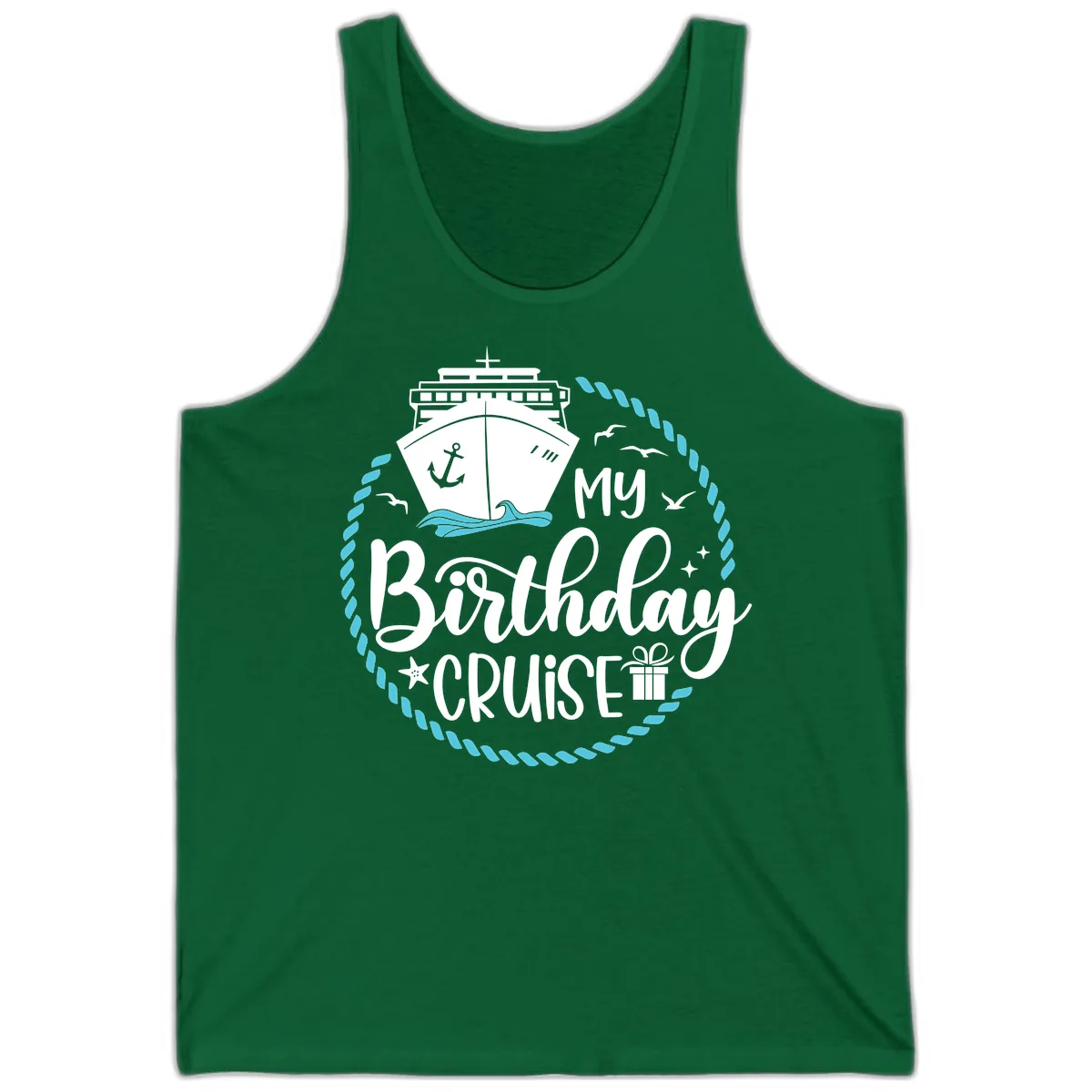 My Birthday Cruise Tank in Kelly