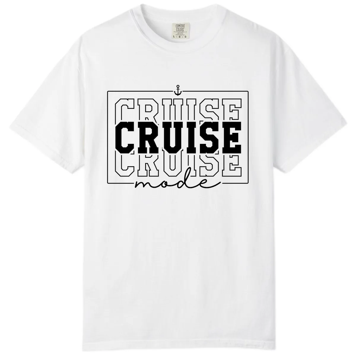 Cruise Mode Anchor Nautical Design Comfort Color in White
