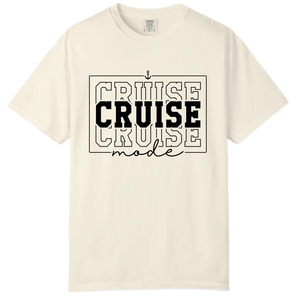 Cruise Mode Anchor Nautical Design Comfort Color in Ivory