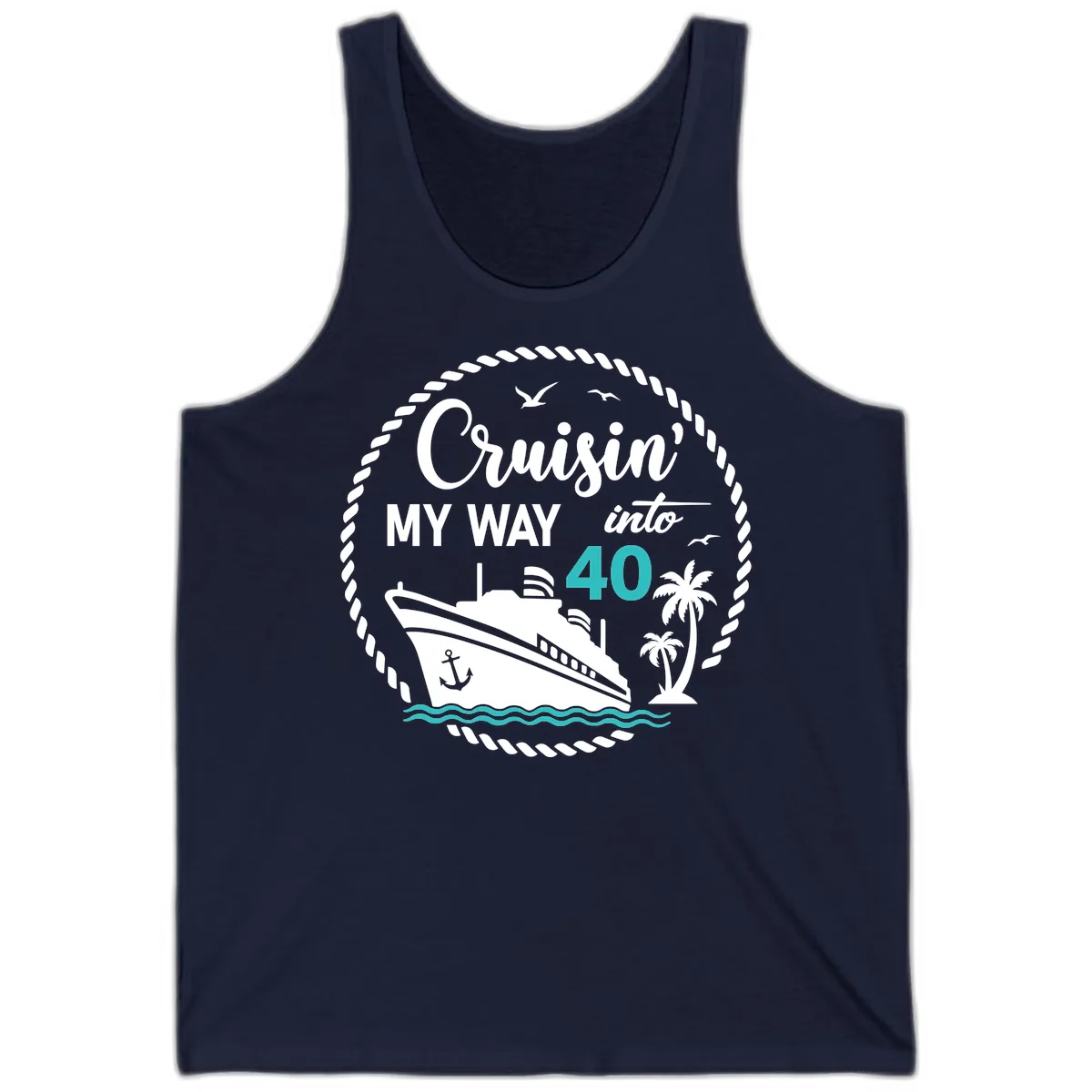 Cruisin' My Way Into 40 Tank in Navy