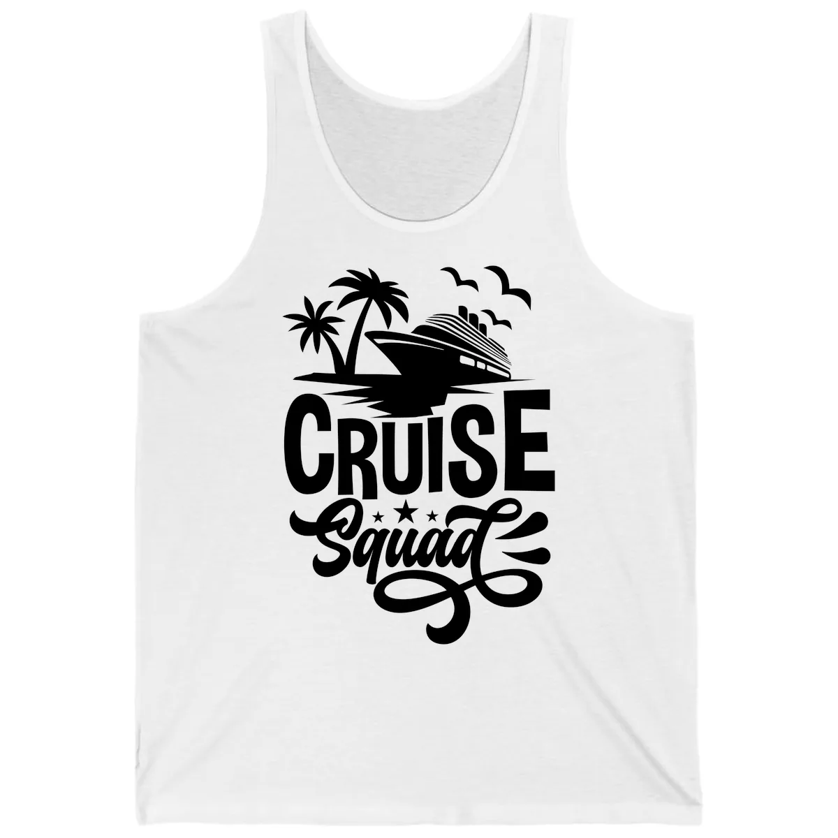 Cruise Squad Goals Tank in White