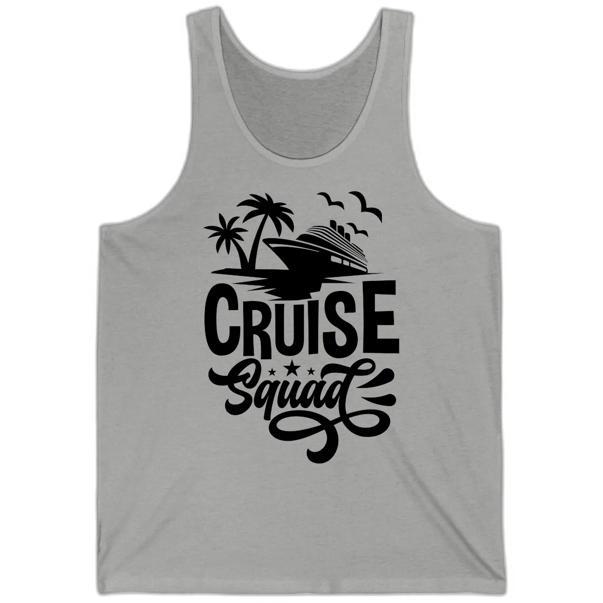 Cruise Squad Goals Tank in Athletic Heather