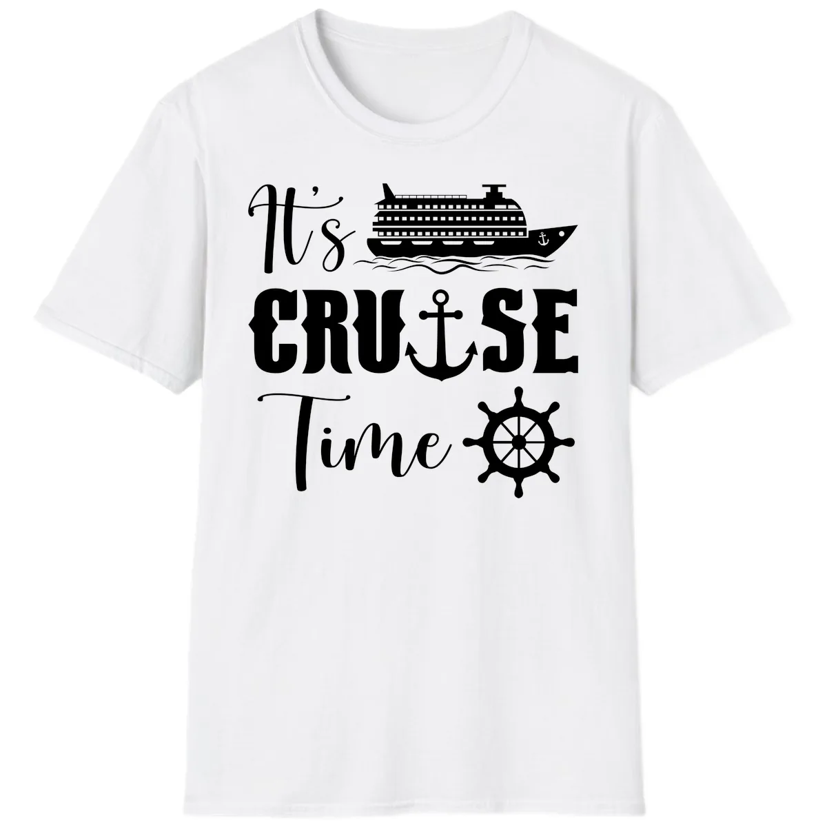 It's Cruise Time T-Shirt in White